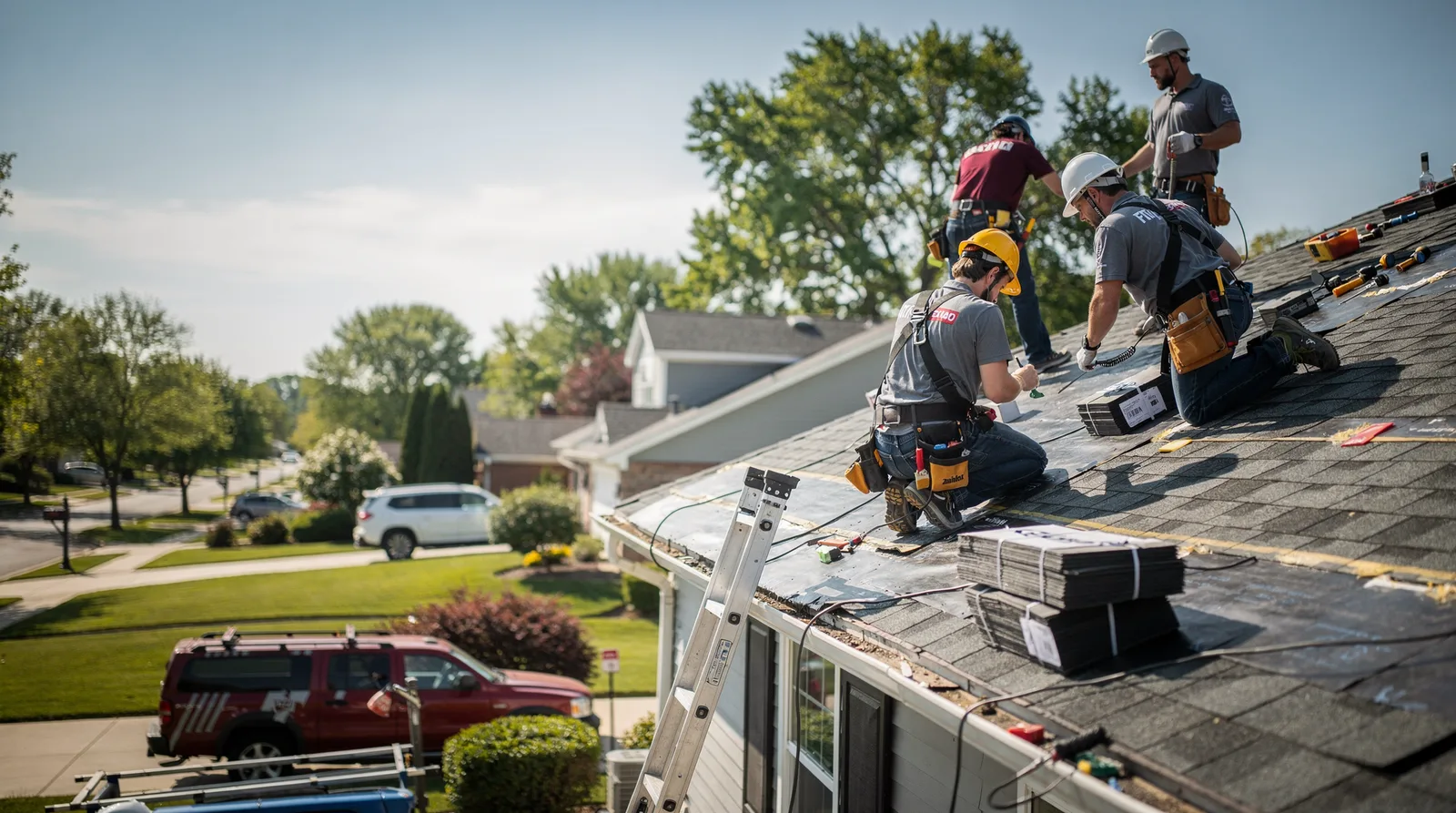 Roof Repair in Wasco, IL around you